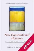 Cover of New Constitutional Horizons: Towards a Pluralist Constitutional Theory (eBook)