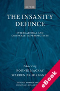 Cover of The Insanity Defence: International and Comparative Perspectives (eBook)