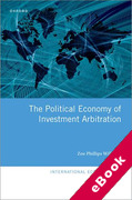 Cover of The Political Economy of Investment Arbitration (eBook)