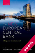 Cover of The New European Central Bank: Taking Stock and Looking Ahead (eBook)