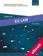 Cover of Complete EU Law: Text, Cases, and Materials (eBook)