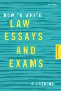 Cover of How to Write Law Essays &#38; Exams (eBook)
