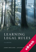 Cover of Learning Legal Rules (eBook)