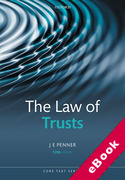 Cover of Core Text: The Law of Trusts (eBook)