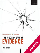 Cover of The Modern Law of Evidence (eBook)