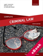 Cover of Complete Criminal Law: Texts, Cases and Materials (eBook)