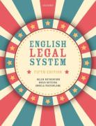 Cover of English Legal System