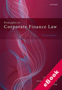 Cover of Principles of Corporate Finance Law (eBook)