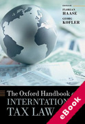 Cover of The Oxford Handbook of International Tax Law (eBook)