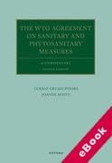 Cover of The WTO Agreement on Sanitary and Phytosanitary Measures: A Commentary (eBook)