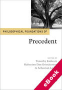 Cover of Philosophical Foundations of Precedent (eBook)