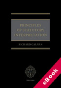 Cover of Principles of Statutory Interpretation (eBook)