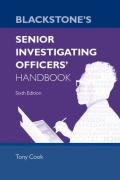 Cover of Blackstone's Senior Investigating Officer's Handbook