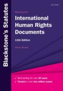 Cover of Blackstone's International Human Rights Documents