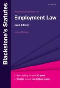 Cover of Blackstone's Statutes on Employment Law