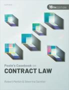 Cover of Poole's Casebook on Contract Law