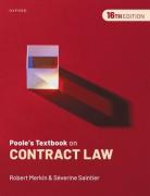 Cover of Poole's Textbook on Contract Law