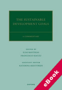 Cover of The UN Sustainable Development Goals: A Commentary (eBook)