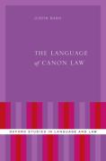 Cover of The Language of Canon Law