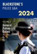 Cover of Blackstone's Police Q&A 2024: General Police Duties
