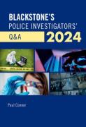 Cover of Blackstone's Police Investigators' Q&A 2024