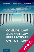 Cover of Common Law and Civil Law Perspectives on Tort Law (eBook)