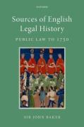 Cover of Sources of English Legal History: Private Law to 1750