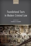 Cover of Foundational Texts in Modern Criminal Law