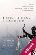 Cover of Jurisprudence in the Mirror: The Common Law World Meets the Civil Law World (eBook)