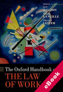 Cover of The Oxford Handbook of the Law of Work (eBook)