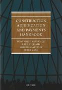 Cover of Construction Adjudication and Payments Handbook