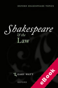 Cover of Shakespeare and the Law (eBook)