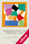 Cover of Borderlines in Private Law (eBook)