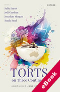 Cover of Torts on Three Continents: Honouring Jane Stapleton (eBook)