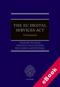 Cover of The EU Digital Services Act: A Commentary (eBook)