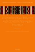 Cover of Constitutional Identity and Constitutionalism in Africa