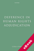 Cover of Deference in Human Rights Adjudication (eBook)