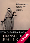 Cover of Oxford Handbook of Transitional Justice (eBook)