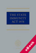 Cover of The State Immunity Act 1978 (eBook)