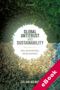 Cover of Global Antitrust and Sustainability: Law, Economics, Enforcement (eBook)