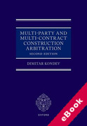 Cover of Multi-Party and Multi-Contract Construction Arbitration (eBook)