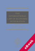 Cover of The International Law of Economic Integration (eBook)