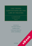 Cover of The Vienna Conventions on the Law of Treaties: A Commentary (eBook)