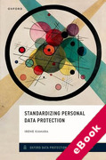 Cover of Standardizing Personal Data Protection (eBook)