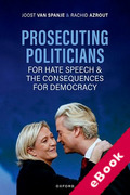 Cover of Prosecuting Politicians for Hate Speech and the Consequences for Democracy (eBook)
