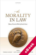 Cover of The Morality in Law: Themes from the Work of Leslie Green (eBook)