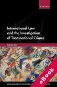 Cover of International Law and the Investigation of Transnational Crimes (eBook)