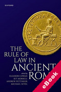 Cover of The Rule of Law in Ancient Rome (eBook)