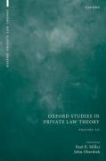 Cover of Oxford Studies in Private Law Theory: Volume III