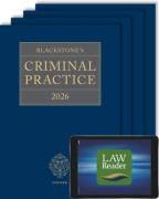 Cover of Blackstone's Criminal Practice 2026 (with Supplement 1 only)